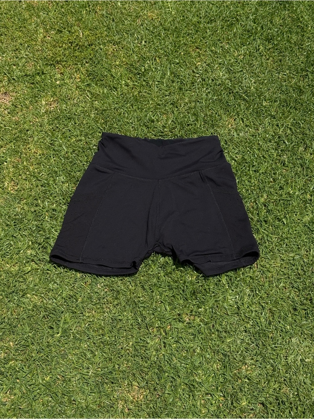 Mono B Black High-Rise Bike Shorts